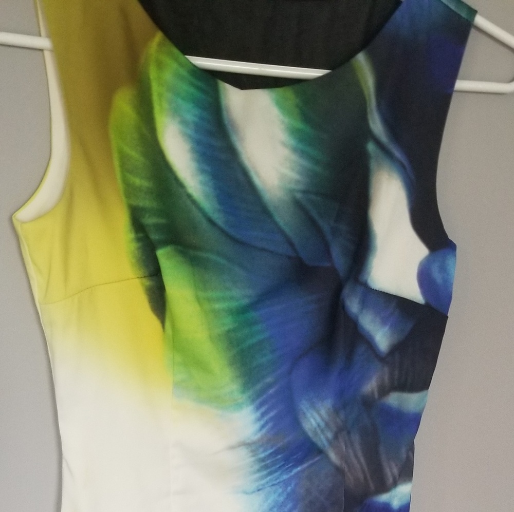 Floral shift dress